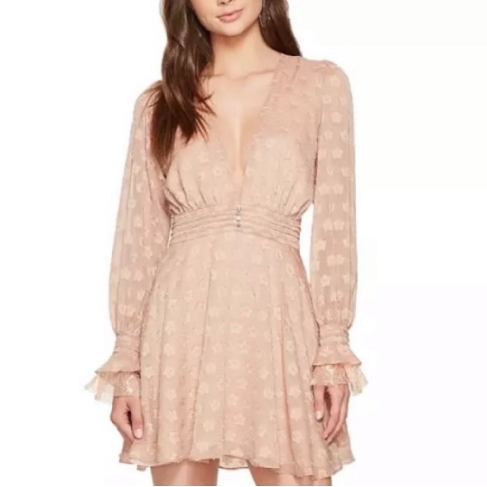 For Love & Lemons Modern Love Dress Rose Gold Large